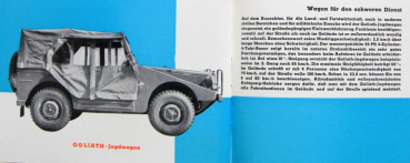 Goliath Modelprogram 1958 "Bunte Autoparade" Carbrochure (10096)